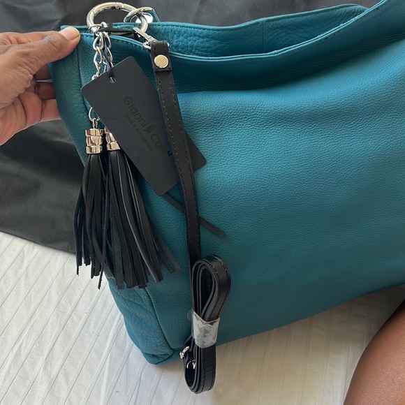 GIANNI CONTI X-LARGE LEATHER HANDBAG PURSE BRAND NEW - Picture 11 of 11